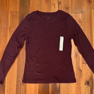 Men’s Maroon Ribbed Shirt